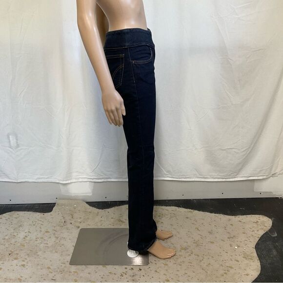 D&G Dolce & Gabbana Dark Wash Blue Denim Y2K Mid Rise Bootcut Jeans 27 - Picture 6 of 13
